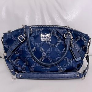 Navy blue Coach shoulder/handbag